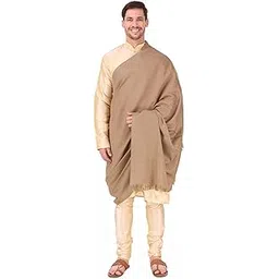 bravezi Mens Wool Blend Solid Men Shawl/Lohi (Size-52 x 104 Inches)-picture-10