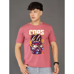 BRAWNY BATTLER Men Graphic Printed Pure Cotton Round-Neck T-shirt-picture-26