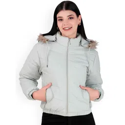 Brazo Women Hooded Lightweight Padded Jacket-image-49