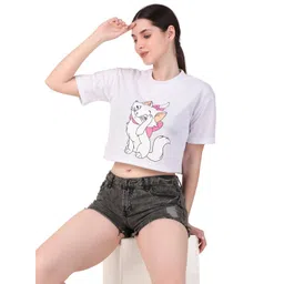Brazo Women Printed Pockets T-shirt-image-12