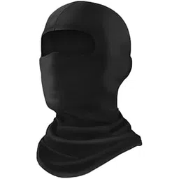 Breathable Balaclava Face Mask, Biker Dust Protection for Men and Women, Black-picture-31