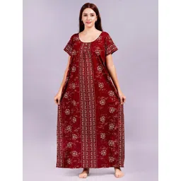 Breezly Printed Maxi Nightdress-picture-47