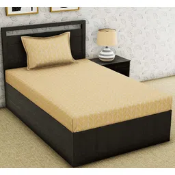 brevard 200 TC Cotton Single Striped Fitted (Elastic) Bedsheet-picture-29