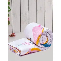 BREVARD Multicoloured Cartoon Characters 150 GSM Single Bed Comforter-picture-26