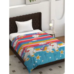 BREVARD Multicoloured Cartoon Characters 150 GSM Single Bed Comforter-picture-23