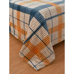 BREVARD Mustard & Grey Printed 190 GSM Queen SizeDuvetCover image 5