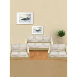 BREVARD Off White Embroidered Other Sofa Cover-picture-15