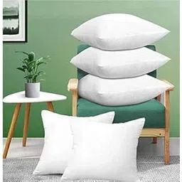 BREVARD Reliance Microfiber Soft White Square Cushion Fillers Set of 5 (12X12 Inches)-picture-11