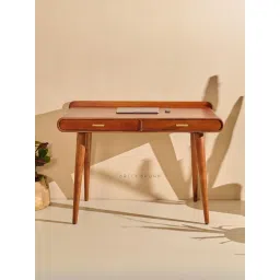 Brick Brown Elan Wooden Desk for Office Study-picture-23