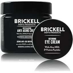 Brickell Men& Ultimate Anti-Aging Routine - Anti-Wrinkle Night Face Cream and Eye Cream to Reduce Puffiness, Wrinkles, Dark Circles, Under Eye Bags - Natural Organic-picture-14