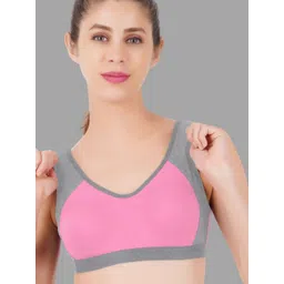 BRIDA LADIES INNERWEAR Colourblocked Full Coverage Workout Bra-picture-40