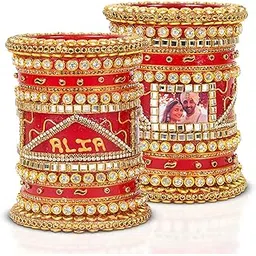 bridal garnish BRIDA GARNISH Photo and Name Chuda Multicolor for Every Girl, Woman, and Bride"-picture-56
