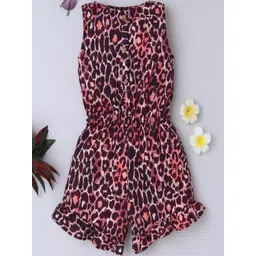 BRIGHT STARS KIDSWEAR Girl Animal Printed Jumpsuit-picture-46