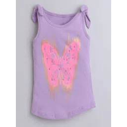 BRIGHT STARS KIDSWEAR Girls Graphic Printed Round Neck Pure Cotton T-shirt-picture-39