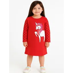 BRIGHT STARS KIDSWEAR Print T-shirt Dress-picture-27