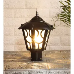 brightdaisy Black Metal Gate Light-picture-20