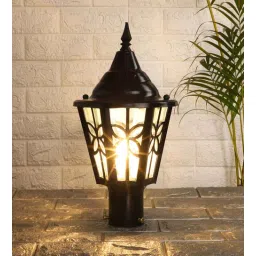 brightdaisy Black Metal Gate Light-picture-26