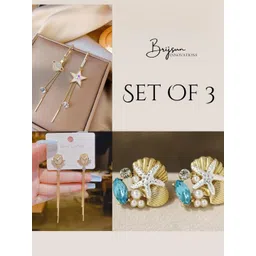 Brijsun Contemporary Drop Earrings-picture-24