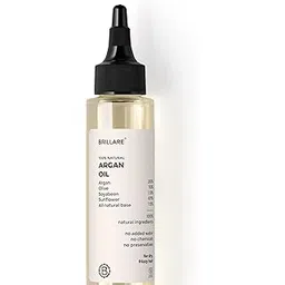 Brillare Argan Hair Oil, with the Goodness of Olive oil & Sunflower Oil, for Dry & Frizzy Hairs, 100% Natural Hair Oil, 100ml-picture-47