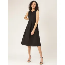 BRINNS Black Midi Dress-image-37