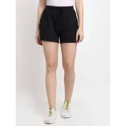 BRINNS Black Regular Fit Mid Rise Shorts-image-47
