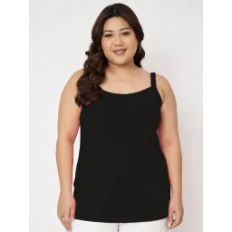 BRINNS Black Solid Camisoles-image-11