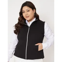 BRINNS Black Solid Casual Jacket-image-8