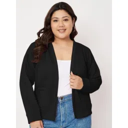 BRINNS Black Solid Casual Jacket-image-10