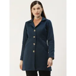 BRINNS Blue Solid Overcoat-picture-29