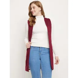 BRINNS Burgundy Fleece Shrug-picture-15