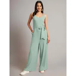 Brinns Green Cotton Regular Fit Jumpsuit-picture-48