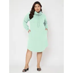 BRINNS Green Solid High-low Dress-picture-21