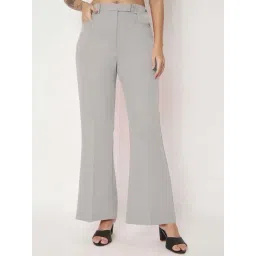 Brinns Grey Flaired Fit Trousers-picture-11