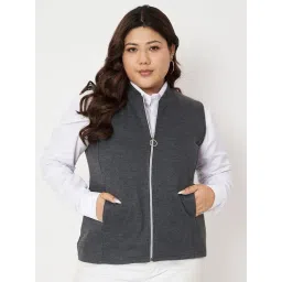 BRINNS Grey Solid Casual Jacket-picture-11
