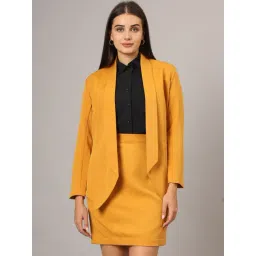 BRINNS Mustard Blazer With Skirt-picture-13