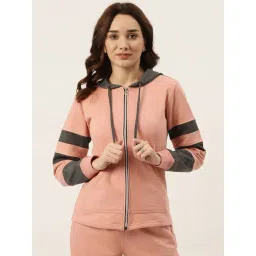BRINNS Pink & Grey Color-Block Hoodie-picture-43
