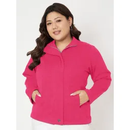 BRINNS Pink Solid Pullover Sweatshirt-picture-30