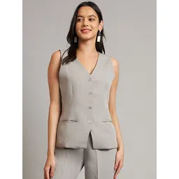 brinns Solid Women Waistcoat-picture-24
