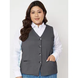 brinns Solid Women Waistcoat-picture-28