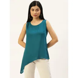 BRINNS Teal High-Low Top-picture-33