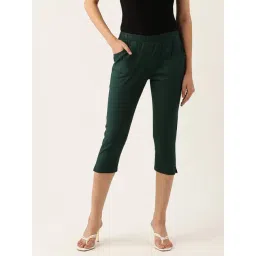 BRINNS Teal Mid Rise Cropped Capris-picture-20