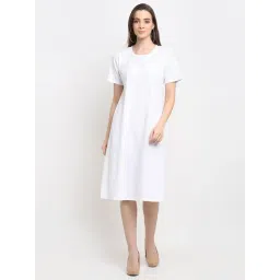 BRINNS White Midi A Line Dress-picture-39