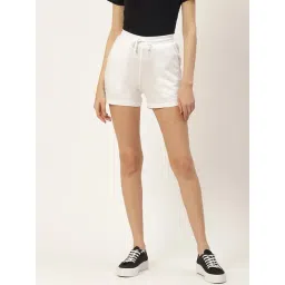 BRINNS White Regular Fit Mid Rise Shorts-picture-40