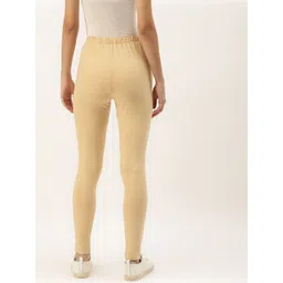 BRINNS Women Beige Solid Ankle-Length Leggings image 3