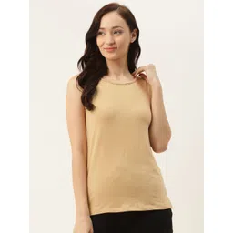 BRINNS Women Beige Solid Camisole-picture-12