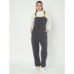 brinns Women Grey Dungaree-picture-12