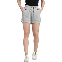 brinns Women's White Solid Color Pure Cotton Regular Short-picture-44