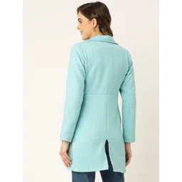 brinns Polycotton fleece Solid Coat For Women image 2