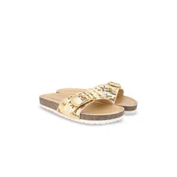 BRISKERS Women Embellished Open Toe Flats with Buckles-picture-40