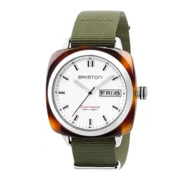 BRISTON Men Clubmaster Round Dial & Straps Analogue Watch 17342.SA.TS.2.NGA-picture-16